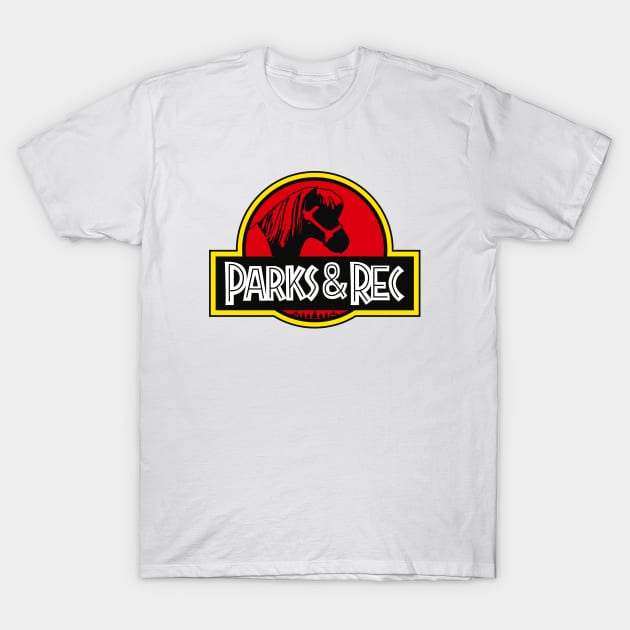 Parks and Rec - Parody Logo With Lil Sebastian T-Shirt by sombreroinc